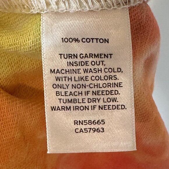 NWT BP by Nordstrom Elastic Waist Multicolor Tie Dye Cutoff Shorts - Size: 2X - Picture 5 of 6